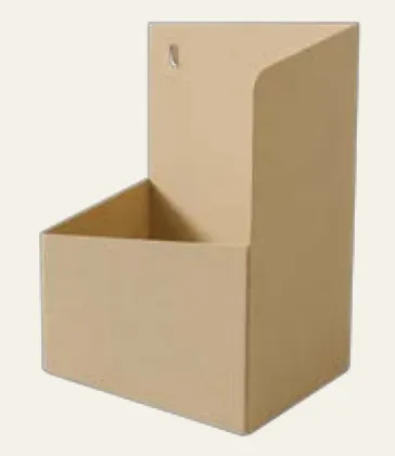 Catalogue image: beige wall-mounted storage basket