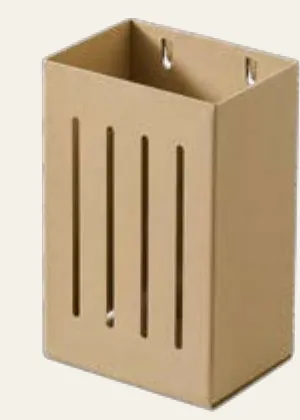 Catalogue image: beige slotted tableware rack
