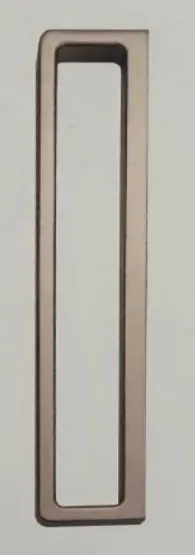 Catalogue image: slim-profile flush handle in bronze