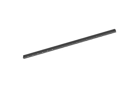 Catalogue image: slim black linear grille light for display cabinets