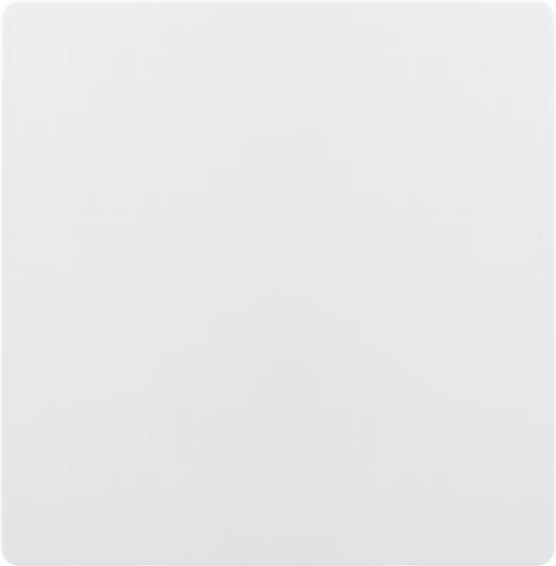 Catalogue image: white soft-touch switch plate, 1 gang