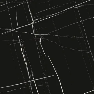 Catalogue image: close view of the roland black sintered stone surface