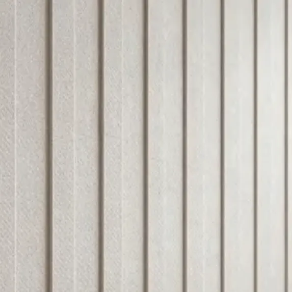 Catalogue image: off-white textured fluted wall panelling (crop of wall area)