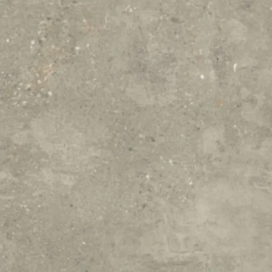 Catalogue image: Warm grey concrete-look tile surface with fine speckle