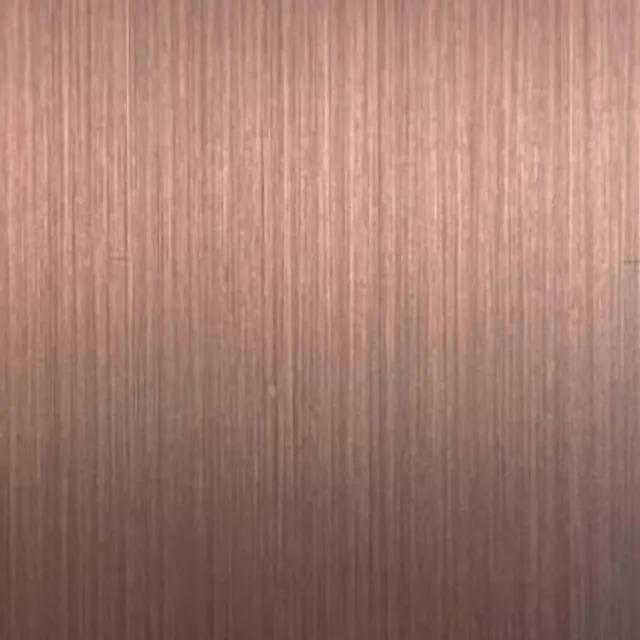 Catalogue image: copper-tone brushed stainless finish